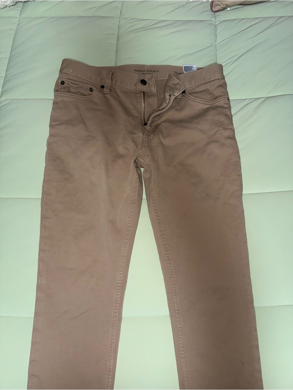 Banana Republic Men’s Light Brown Slim Straight Jeans